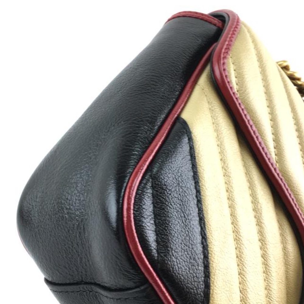 Marmont Quilted Diagonal Cross Body Bag - Picture 9 of 12